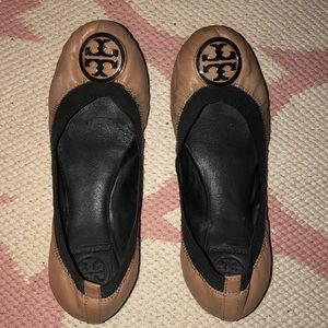 Tory Burch two tone flats, box included